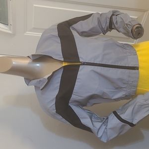 Reflective  shivron  zip up jacket